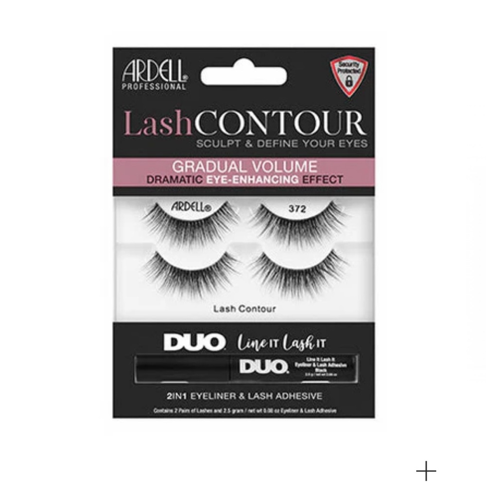 NWB Ardell Lash Contour 372, 2 Pack